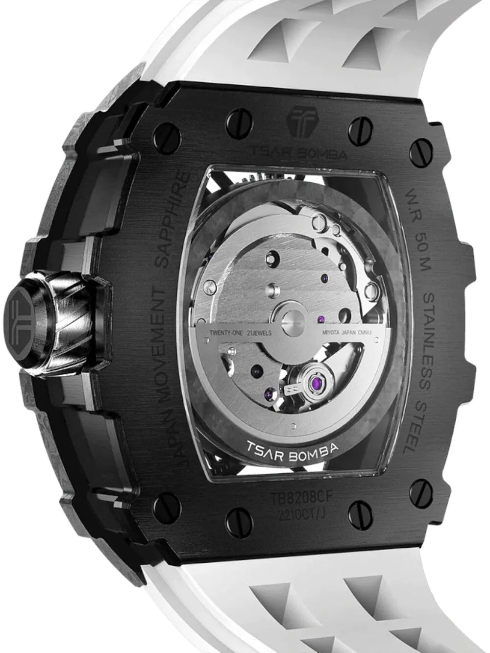 Tsar Bomba TB8208CF-40 Men's watch Elemental Automatic 43mm 5ATM