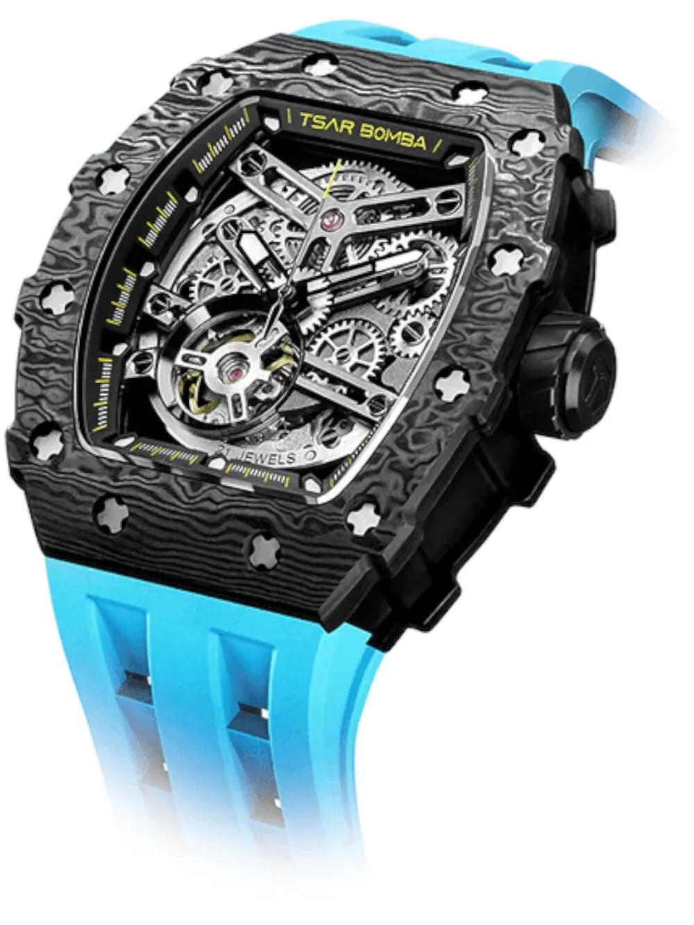 Tsar Bomba TB8208CF-41 Men's watch Elemental Automatic 43mm 5ATM