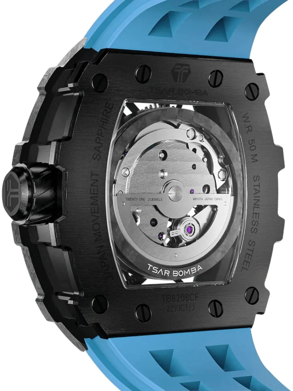 Tsar Bomba TB8208CF-41 Men's watch Elemental Automatic 43mm 5ATM