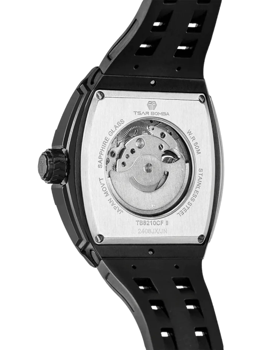 Tsar Bomba TB8210CF2-01 Mens Watch Elemental Carbon Automatic 46mm 5ATM