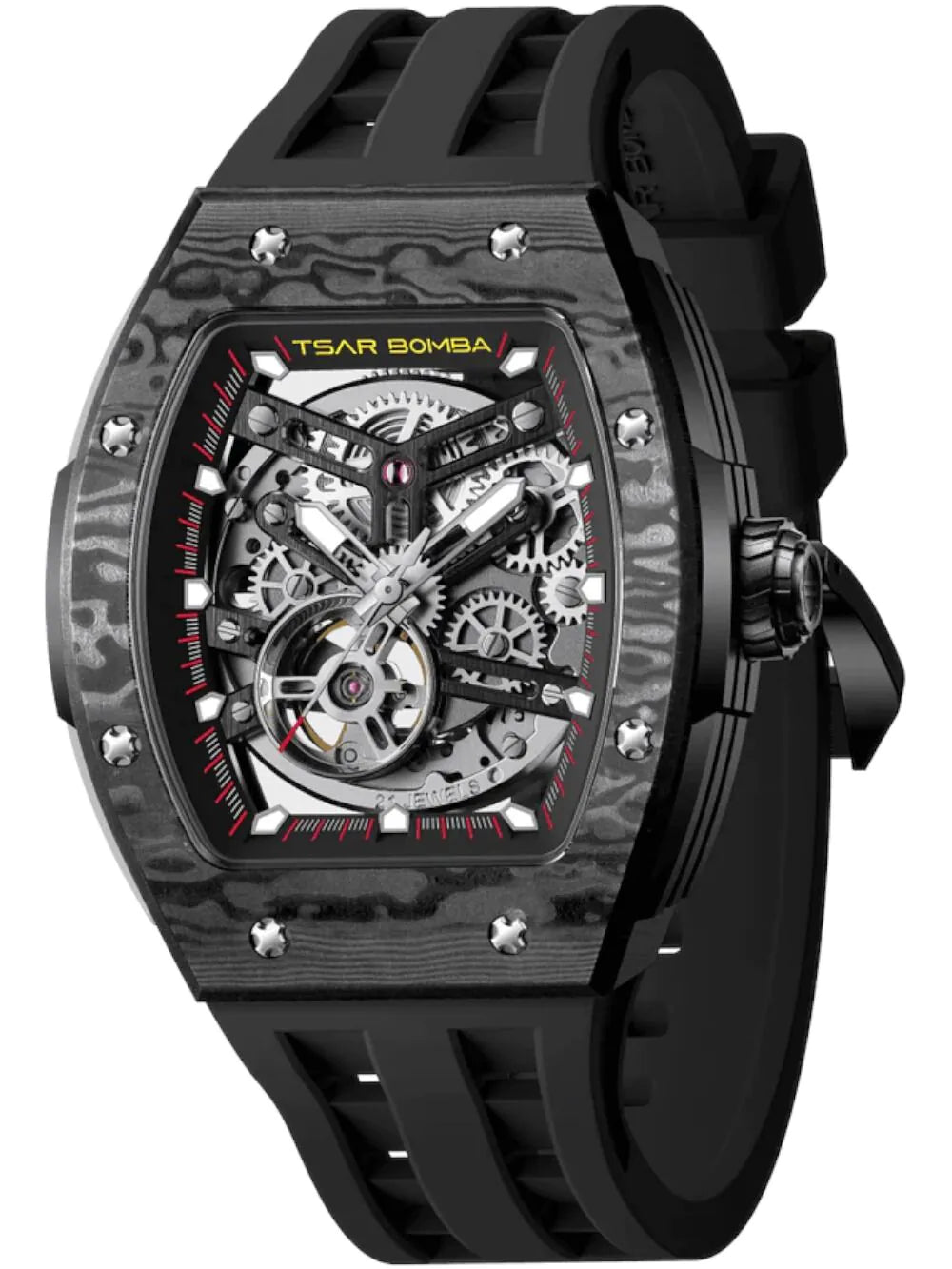 Tsar Bomba TB8228CF-01 Men's watch Elemental Automatic 45mm 5ATM