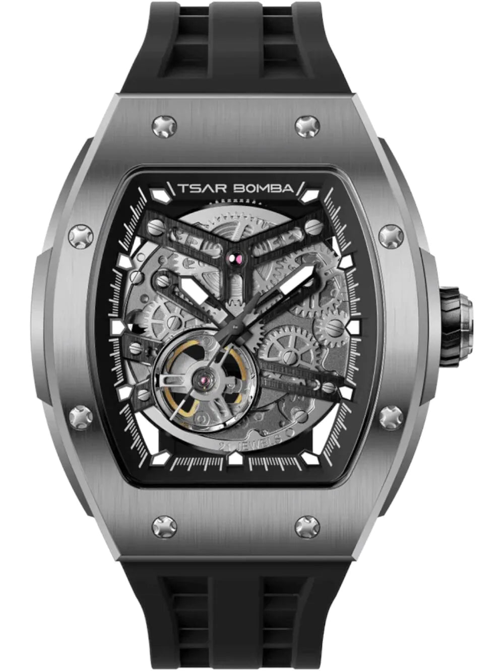 Tsar Bomba TB8228T-01 Mens Watch Elemental Titanium Automatic 45mm 5ATM