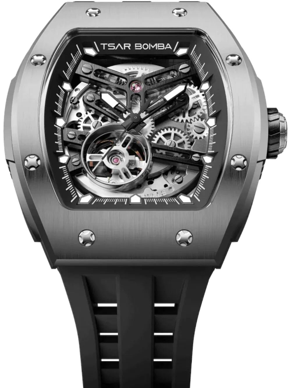 Tsar Bomba TB8228T-01 Mens Watch Elemental Titanium Automatic 45mm 5ATM