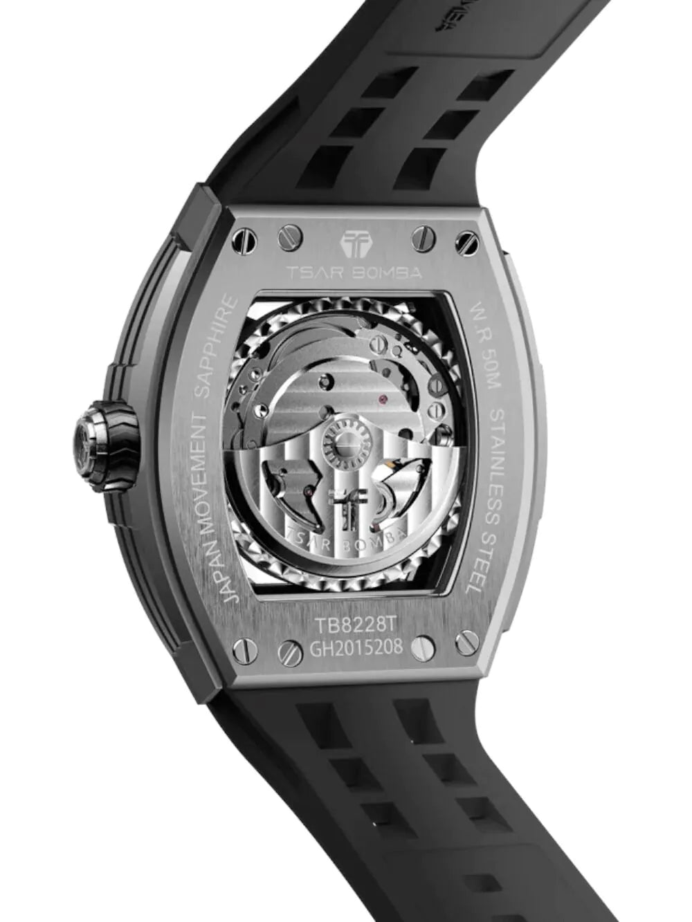 Tsar Bomba TB8228T-01 Mens Watch Elemental Titanium Automatic 45mm 5ATM
