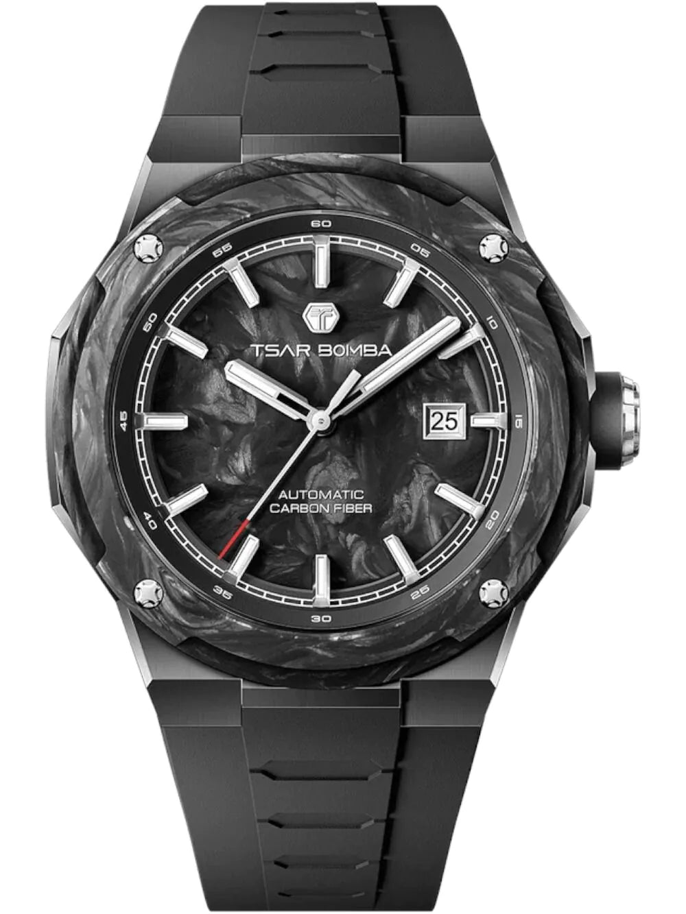 Tsar Bomba TB8230-02 Mens Watch Electron Carbon X II Automatic 45mm 10ATM