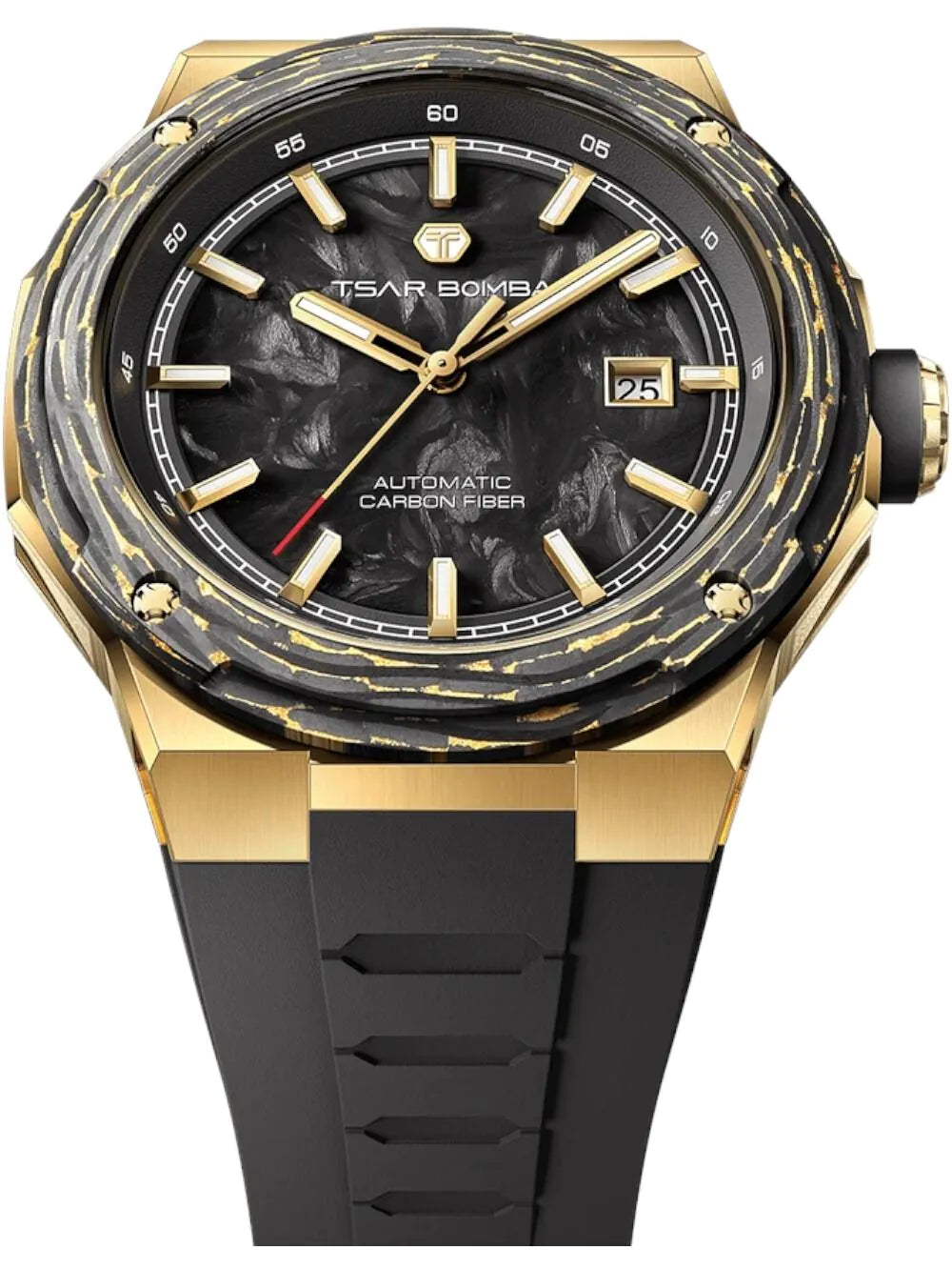 Tsar Bomba TB8230-04 Mens Watch Electron Carbon X II Automatic 45mm 10ATM