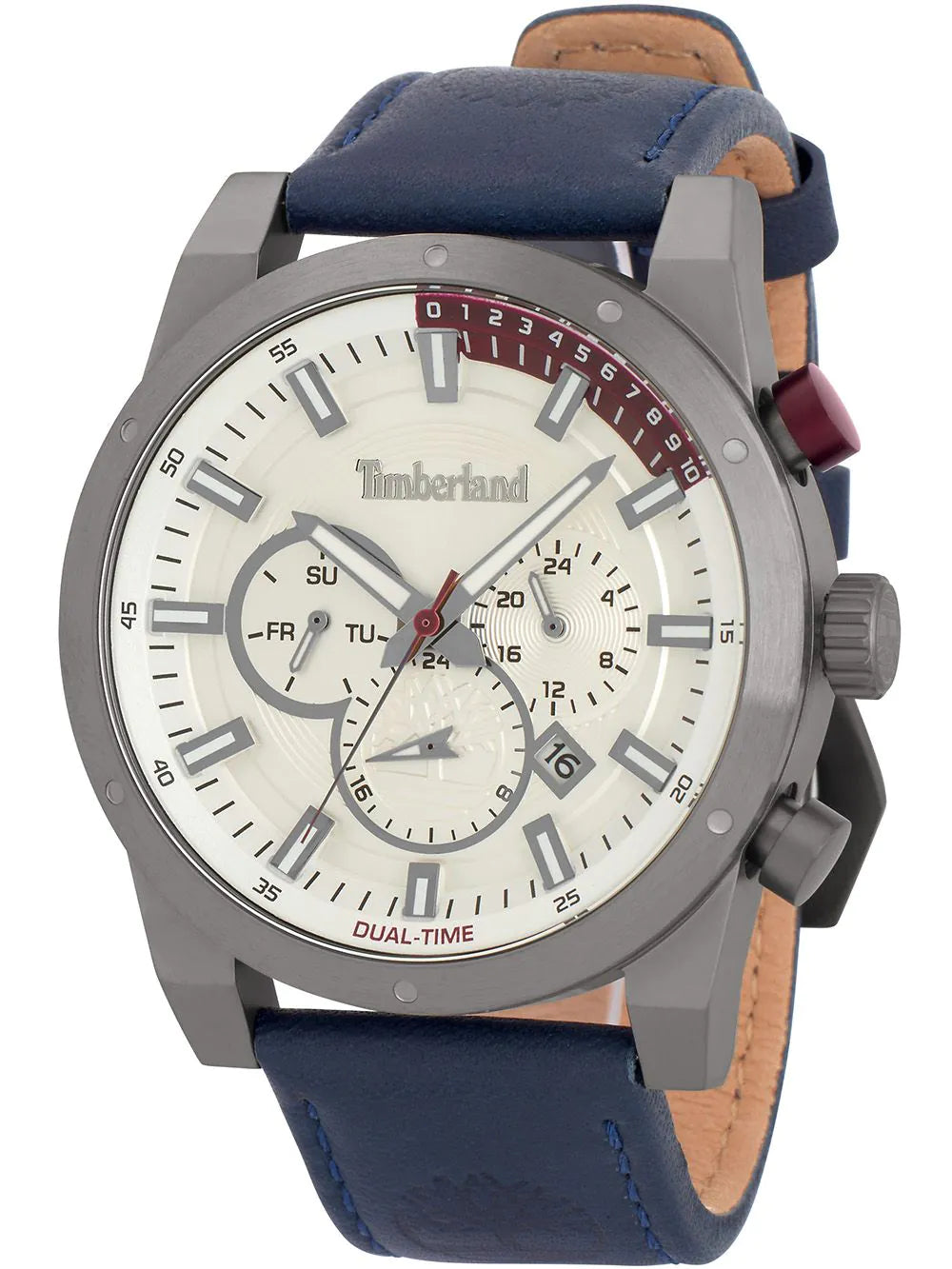 Timberland TDWJF2001802 Sherbrook Dual Time Mens Watch 46mm 5ATM