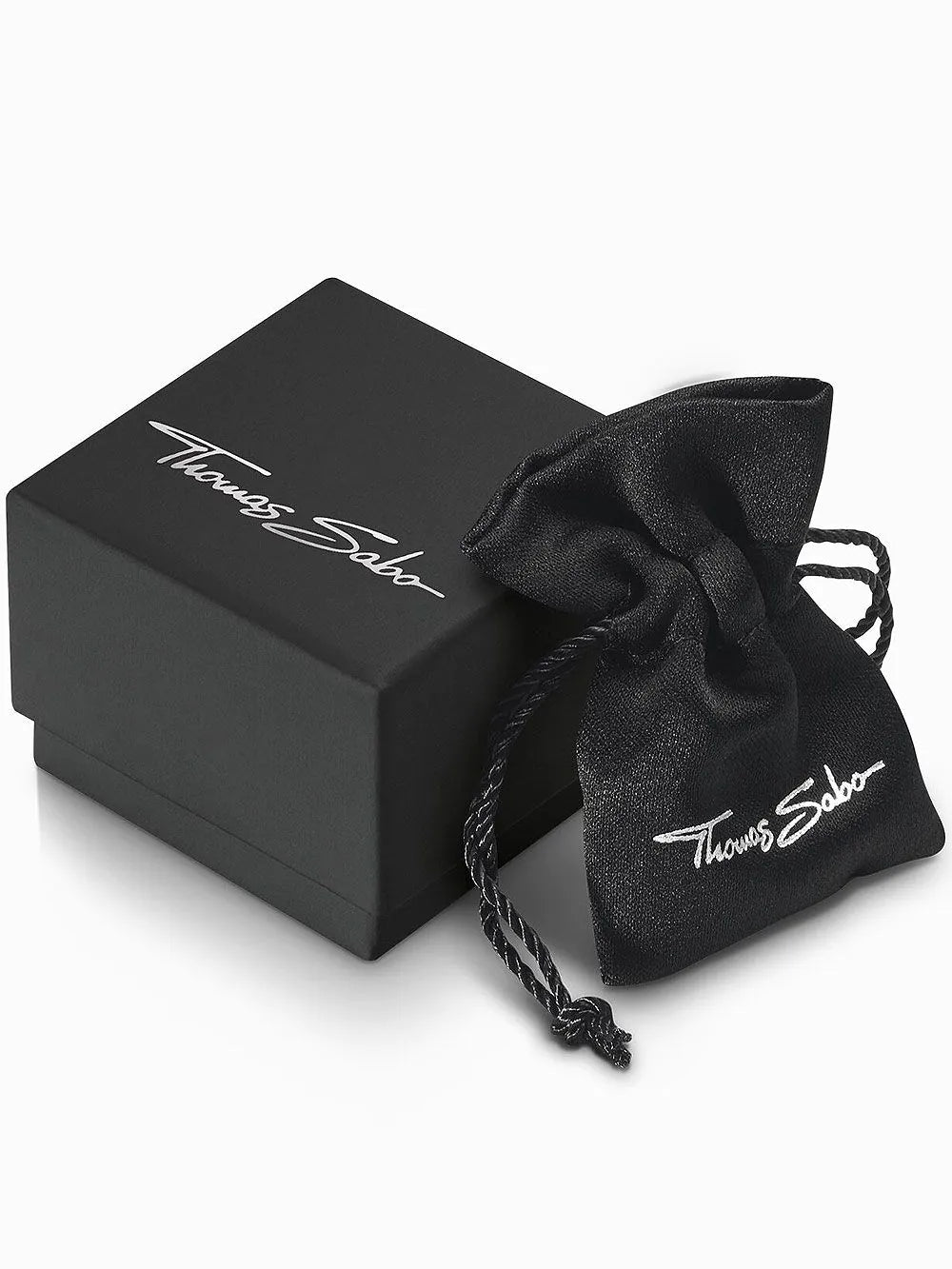 Thomas Sabo TR2478-052-11-54 Silver Ring With Black Gold Bear And Zirconia Ladies