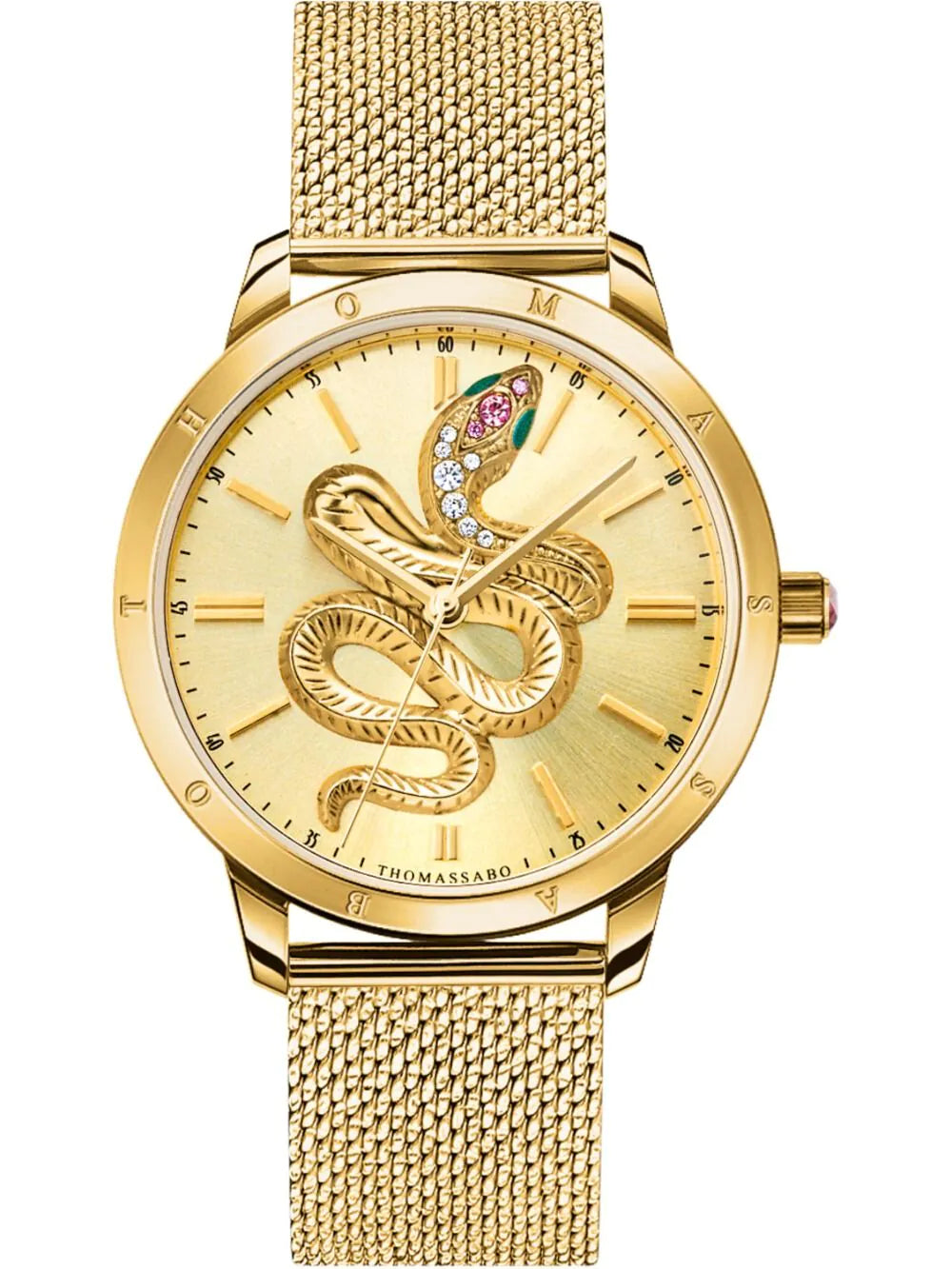 Thomas Sabo WA0384-264-207 Ladies Watch Snake 33mm 5ATM