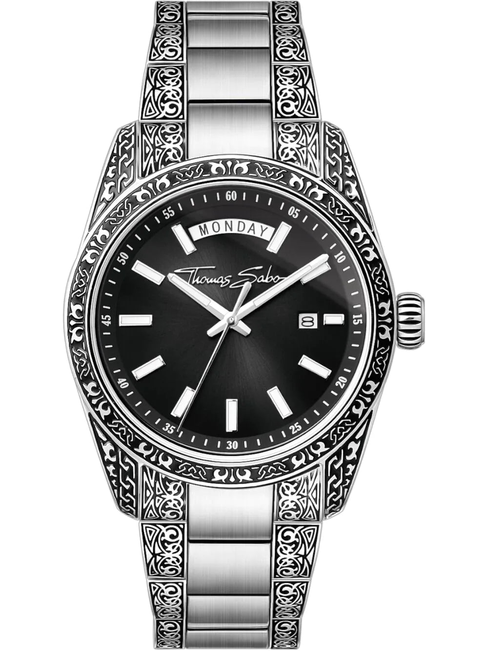 Thomas Sabo WA0438-201-203 Mens Watch Rebel At Heart Revive 40mm 5ATM
