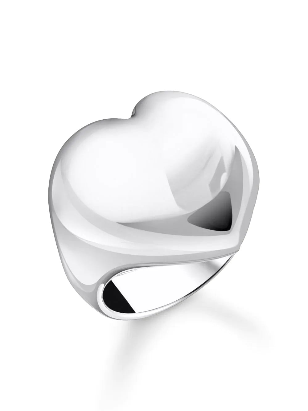 Thomas Sabo TR2471-001-21-56 Bold - Silver Ring in Heart Shape Ladies