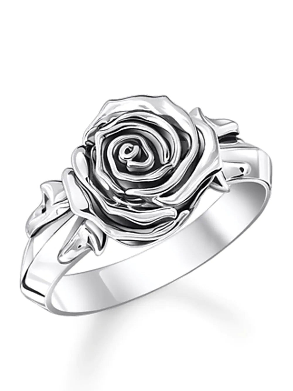 Thomas Sabo TR2487-637-21-54 ring midnight rose silver Ladies