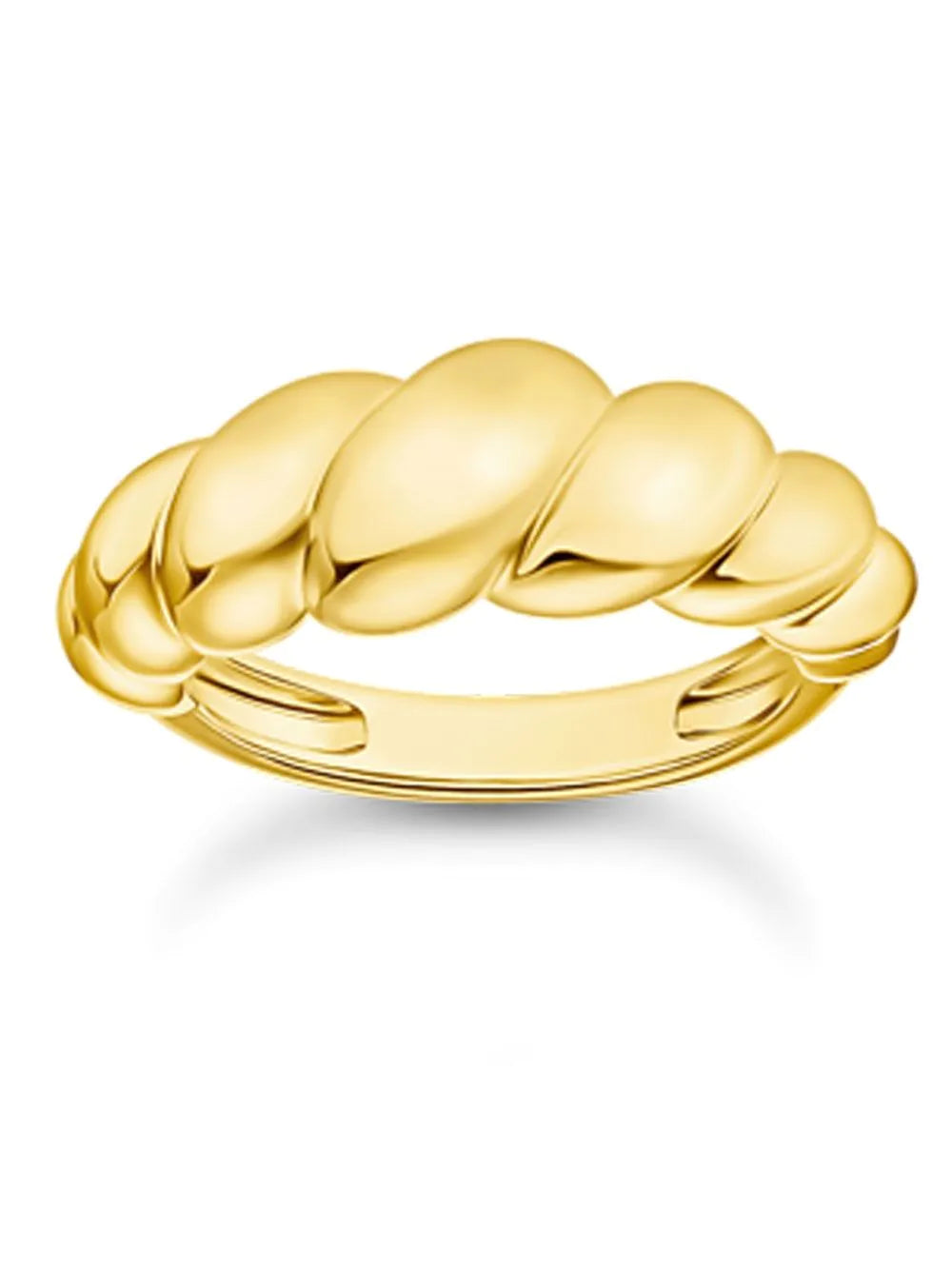 Thomas Sabo TR2494-413-39-56 ring - organic forms gold plated Ladies