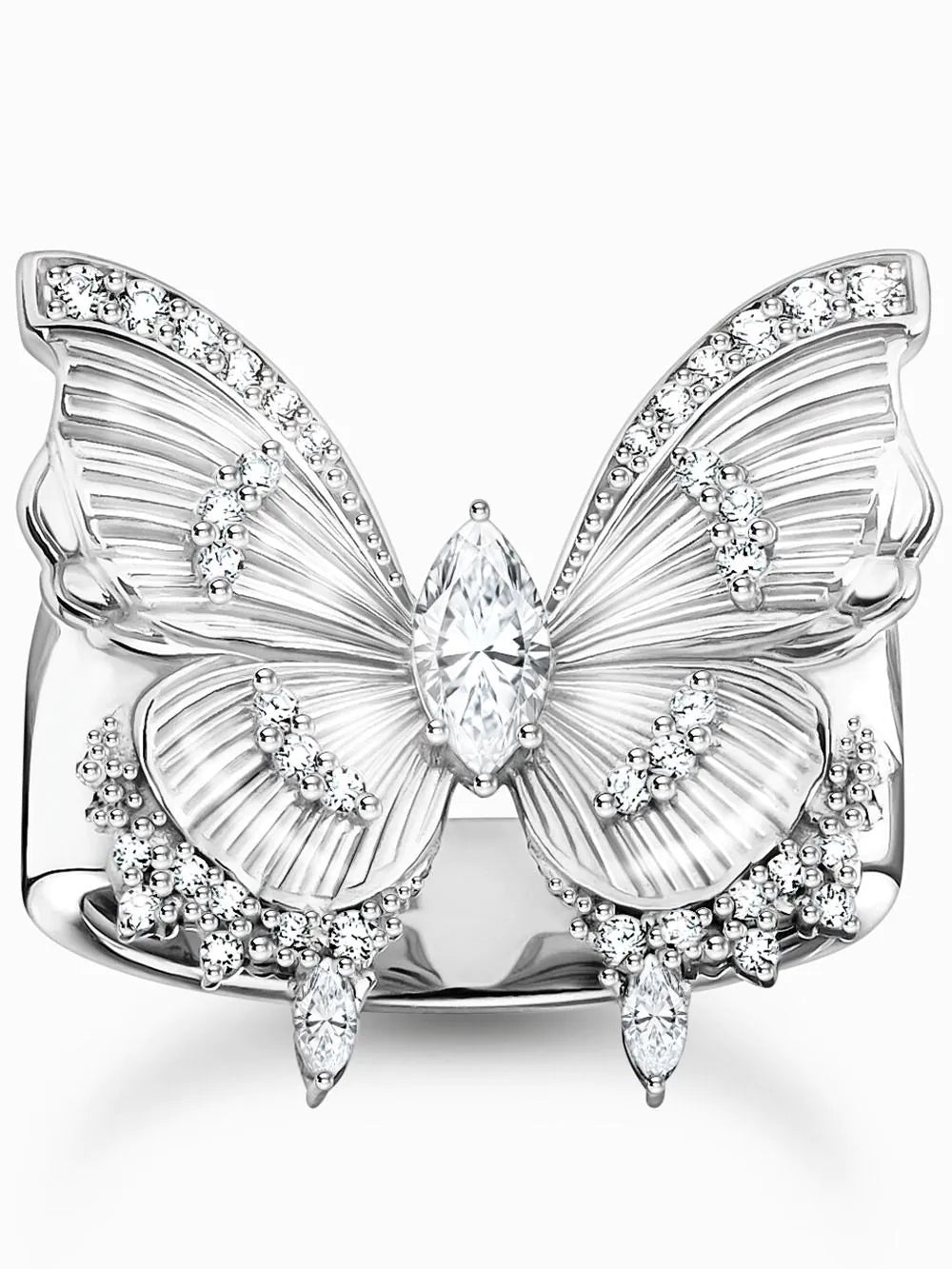 Thomas Sabo TR2495-051-14-58 Cocktailring butterfly silver Ladies