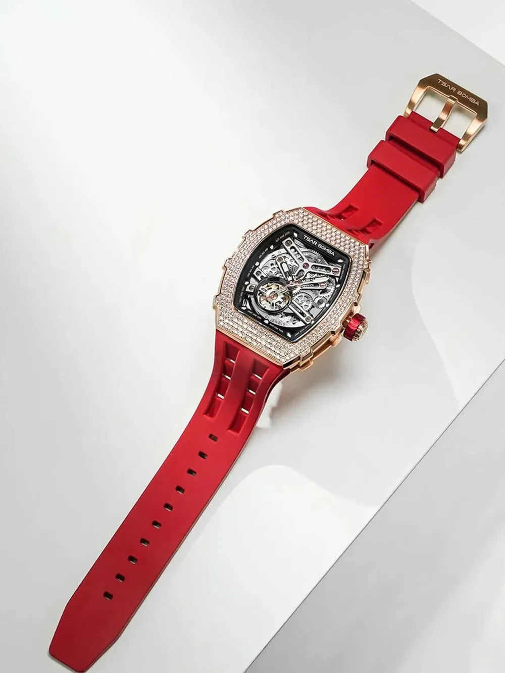 Tsar Bomba TB8208D-12 Mens Watch Elemental Zirconia Automatic 43mm 5ATM