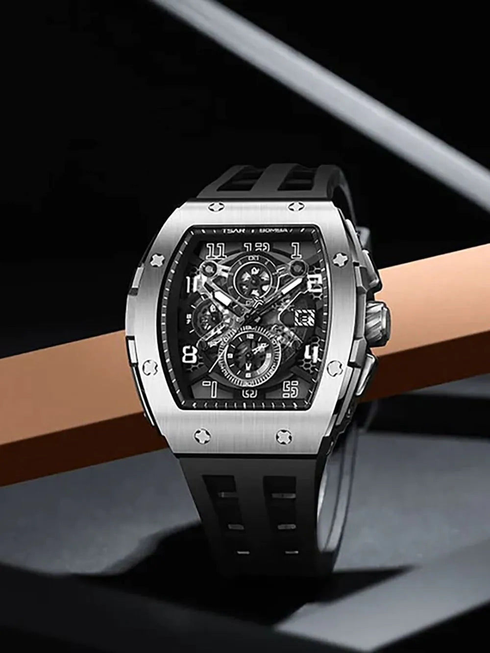 Tsar Bomba TB8211Q-01 Mens Watch Elemental Chronograph 46mm 5ATM