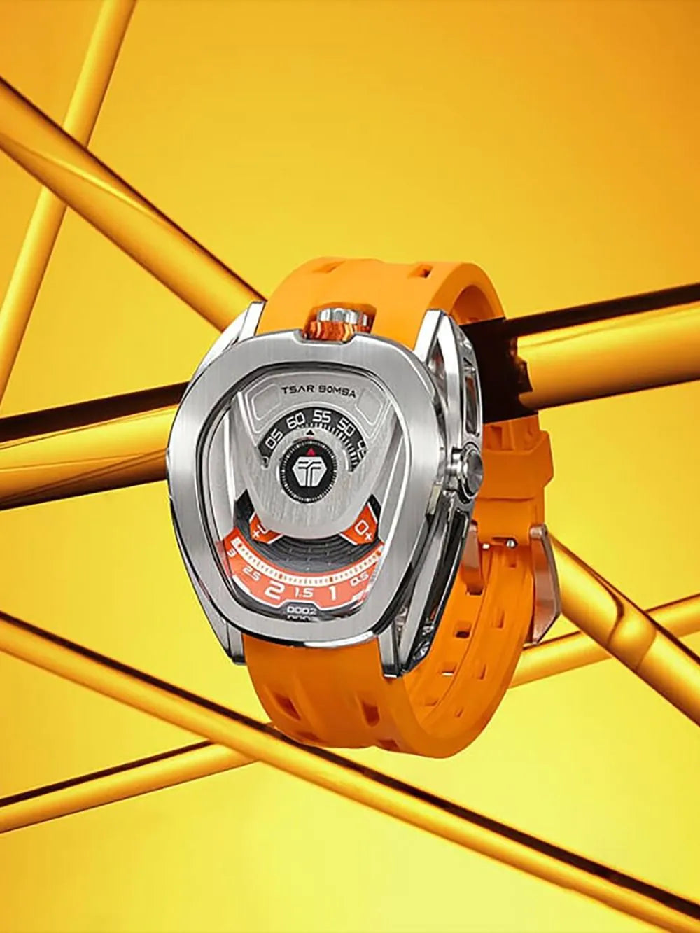 Tsar Bomba TB8213A-01(1+2)SET Mens Watch Reactor Interchangeable Automatic Watch 44mm 10ATM
