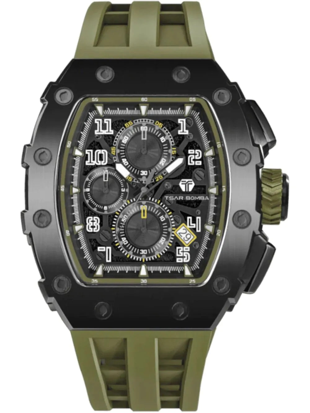 Tsar Bomba TB8204Q-38 Mens Watch Elemental Chronograph 43mm 5ATM