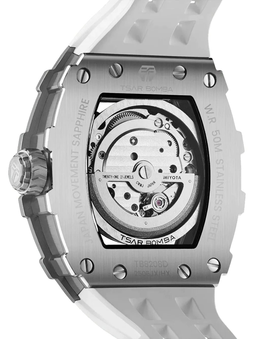 Tsar Bomba TB8208D-11 Mens Watch Elemental Zirconia Automatic 43mm 5ATM