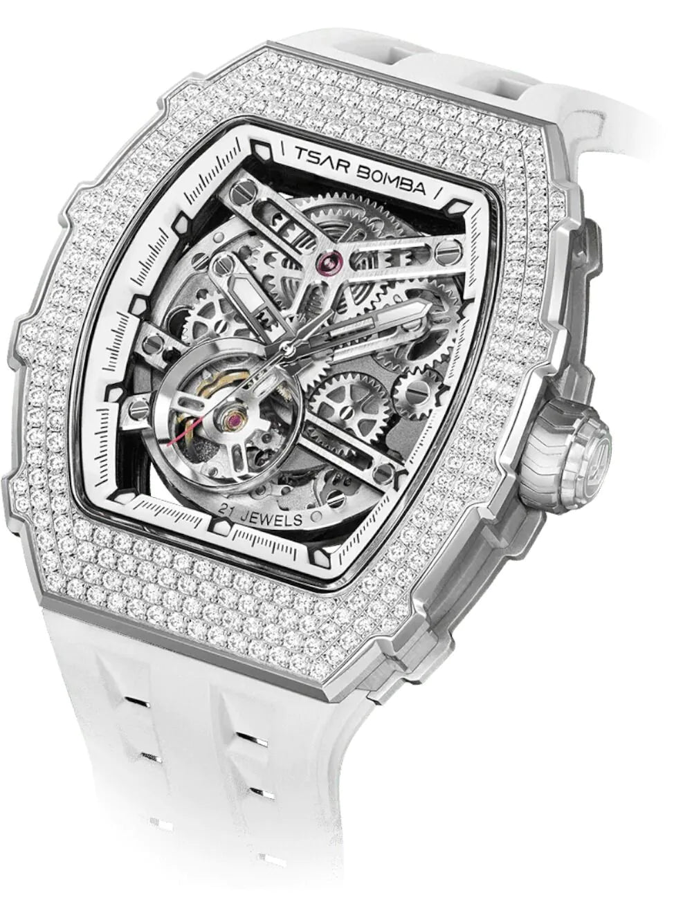 Tsar Bomba TB8208D-11 Mens Watch Elemental Zirconia Automatic 43mm 5ATM
