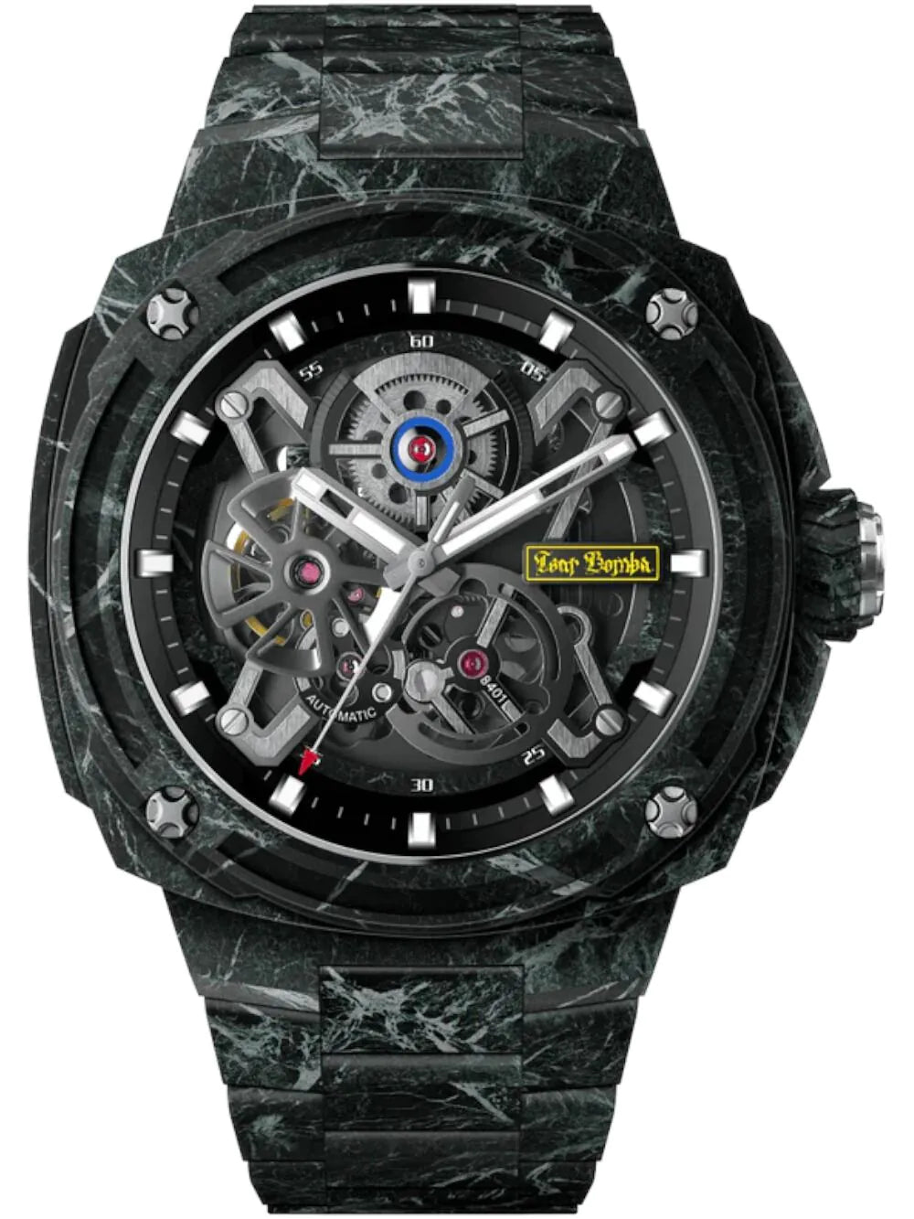 Tsar Bomba TB8401CF-03 Mens Watch Electron Full Carbon Fiber Edition Automatic 43mm 10ATM