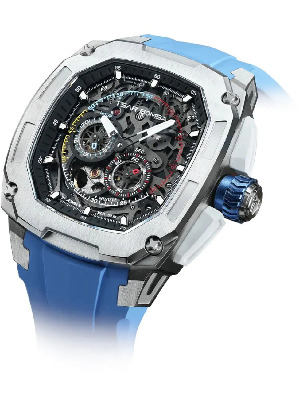 Tsar Bomba TB8601-02 Mens Watch Dark Matter 1 Interchangeable Automatic Watch 43mm 5ATM