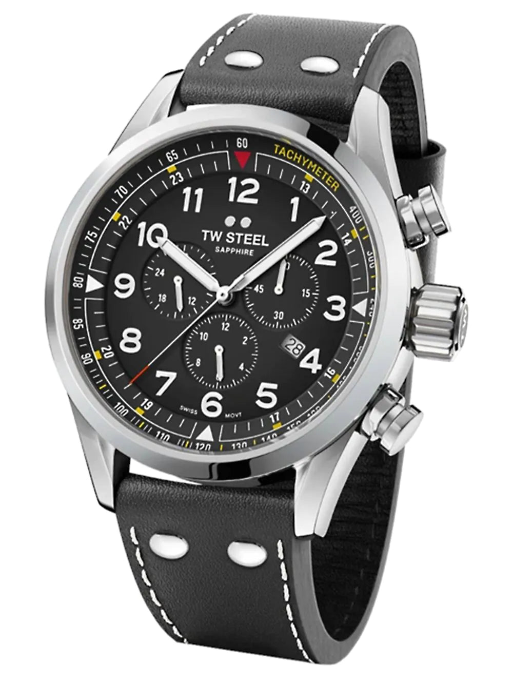 TW-Steel SVS202 Chronograph Volante Mens Watch 48mm 10ATM