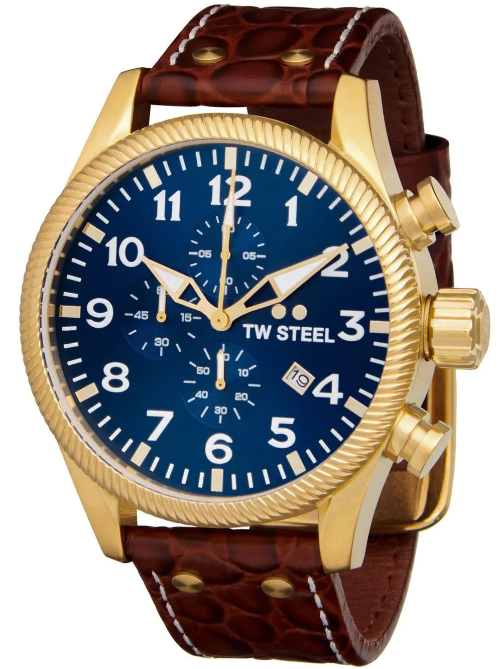 TW-Steel VS114 Volante Chronograph Mens Watch 48mm 10ATM