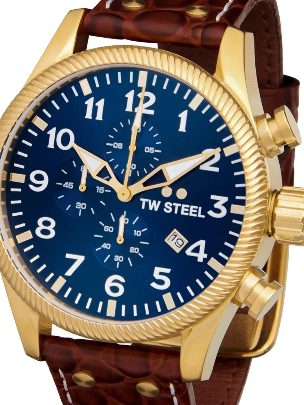 TW-Steel VS114 Volante Chronograph Mens Watch 48mm 10ATM