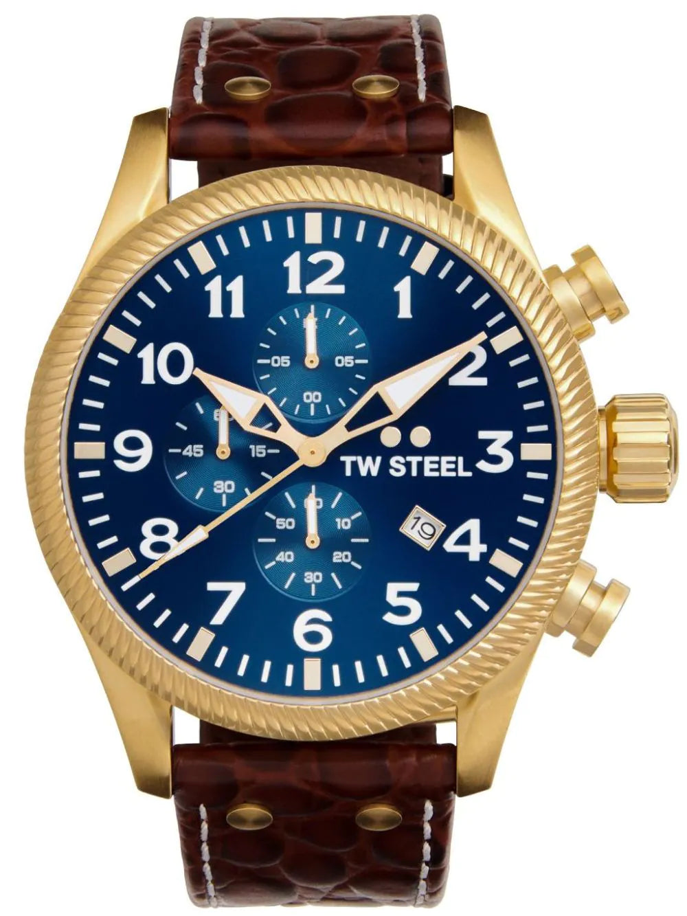 TW-Steel VS114 Volante Chronograph Mens Watch 48mm 10ATM