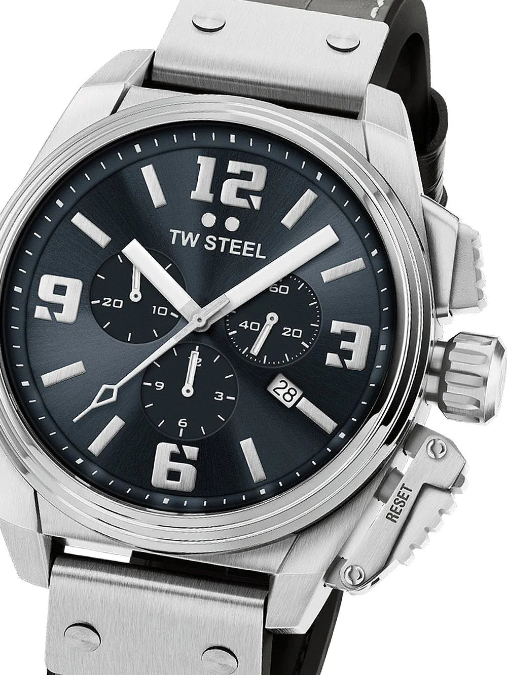 TW-Steel TW1013 Canteen Chronograph Mens Watch 46mm 10ATM