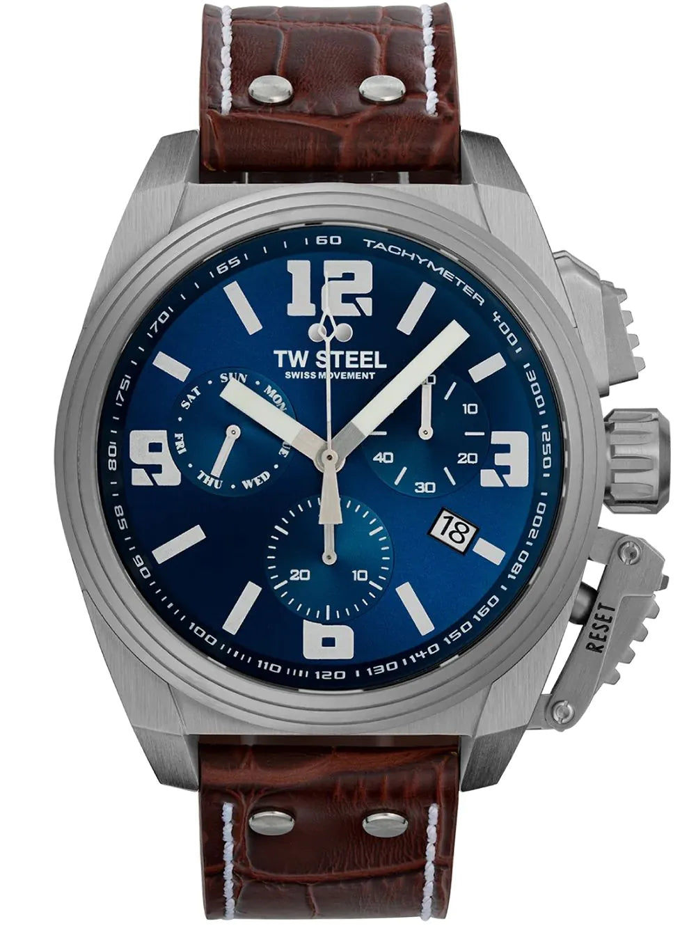 TW-Steel TW1113 Canteen Chronograph Mens Watch 46mm 10ATM