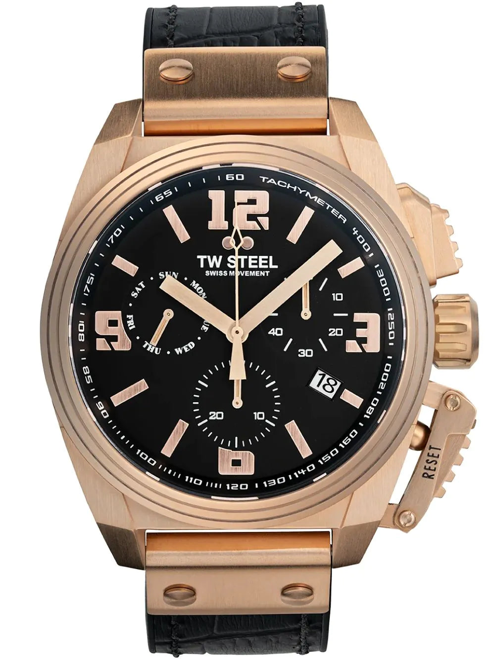 TW-Steel TW1115 Canteen Chronograph Mens Watch 46mm 10ATM