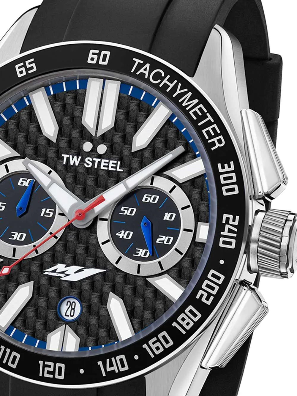 TW Steel GS1 Yamaha Factory Racing Chronograph Mens Watch 42mm 10 ATM