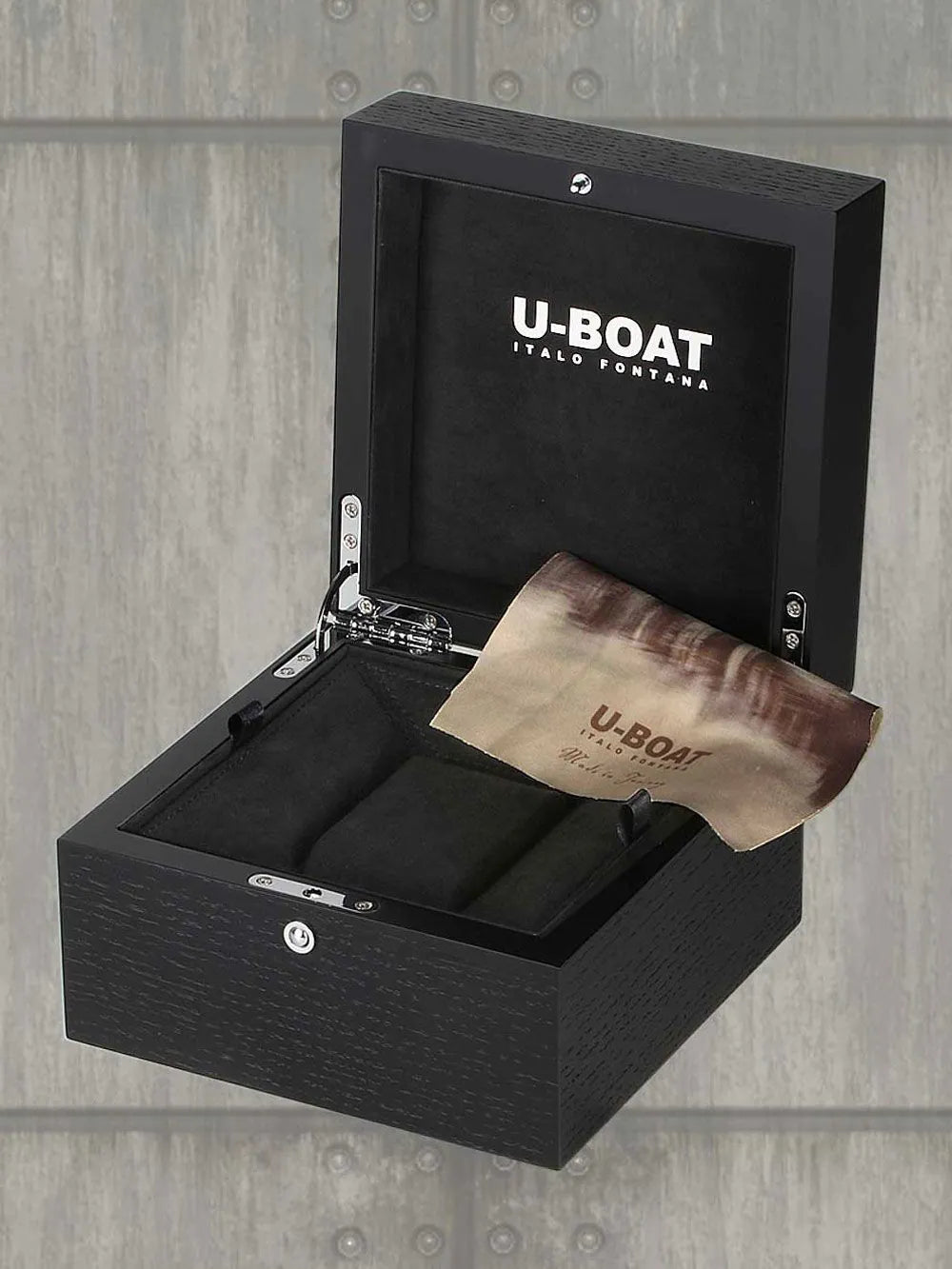 U-Boat 3004 Mens Watch Classico Titanium Black Automatic Chronograph 45mm 10ATM