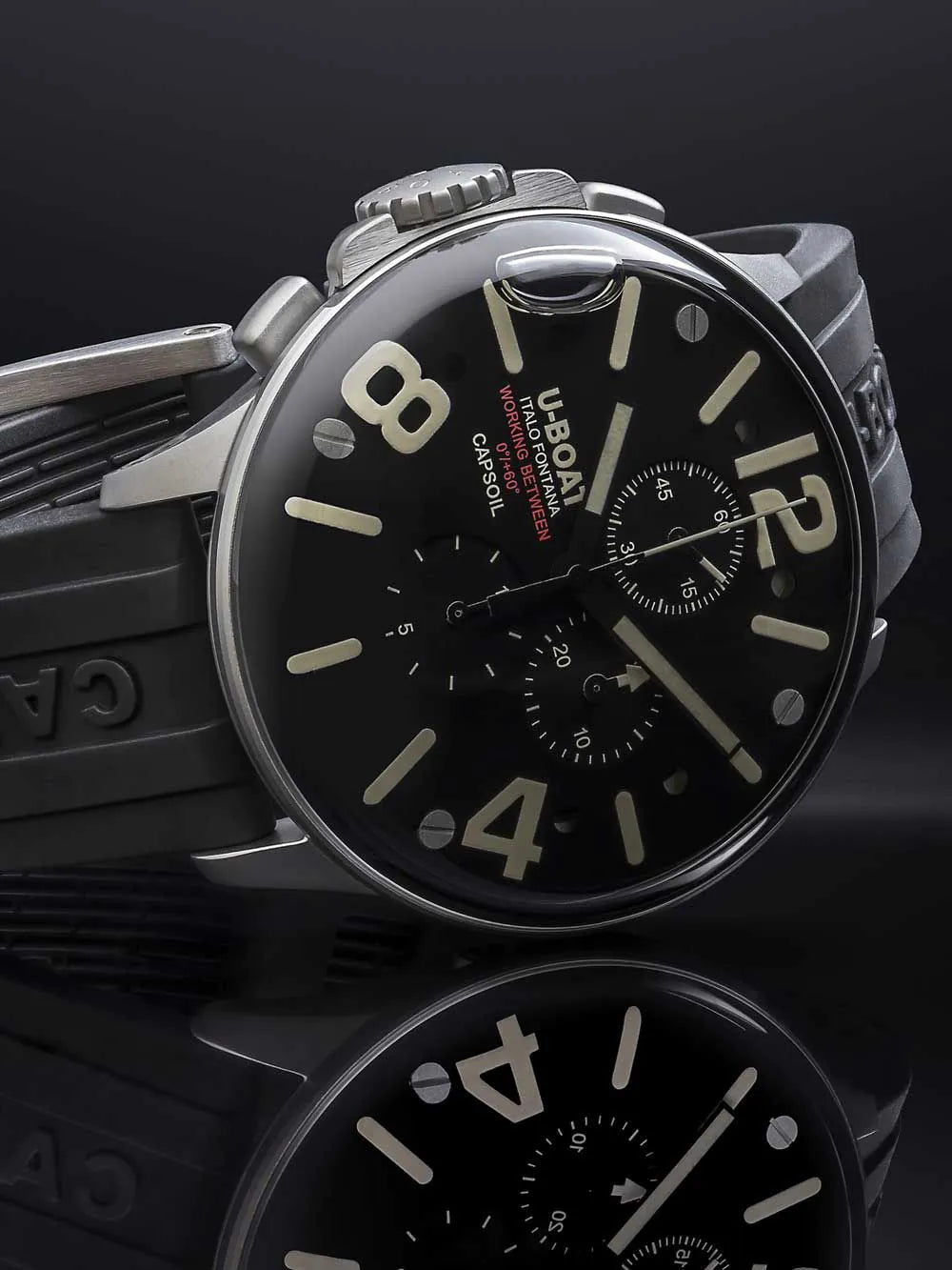 U-Boat 8111/E Capsoil Chrono SS 45mm 10ATM