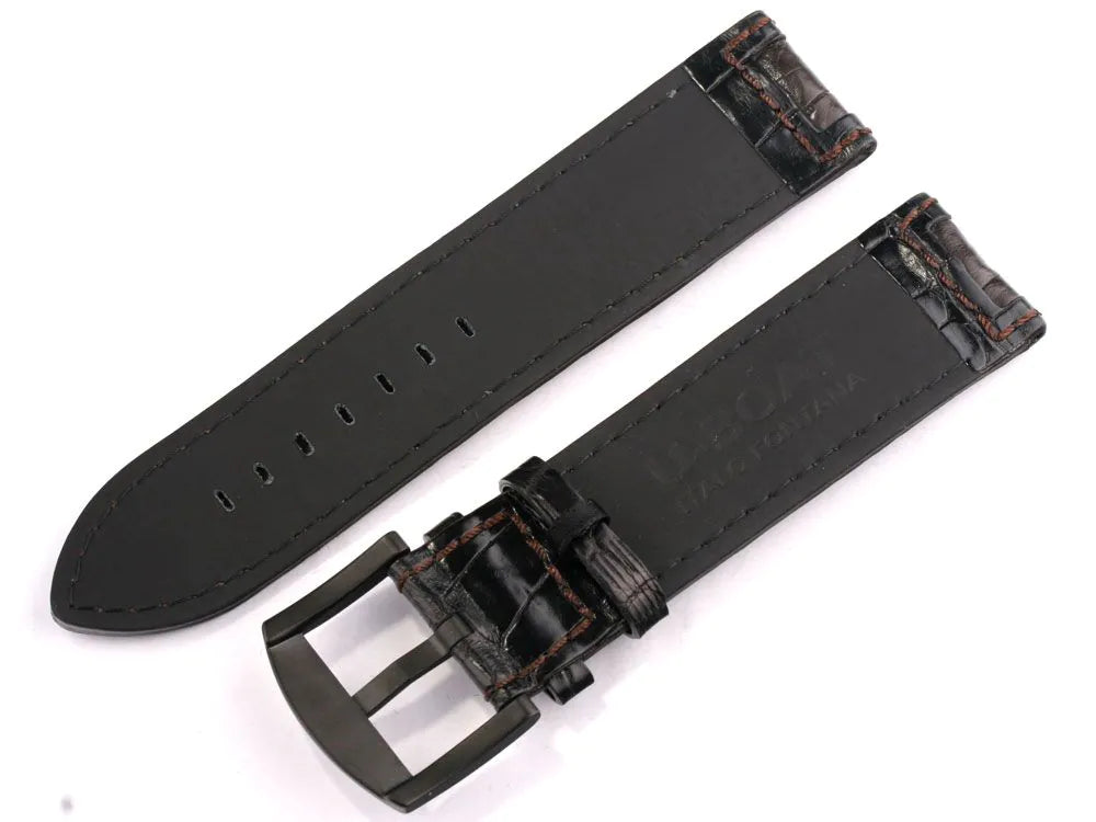 U-Boat Replacement Strap Ref. 6491 IPB 23/22 Brown-black alligator leather