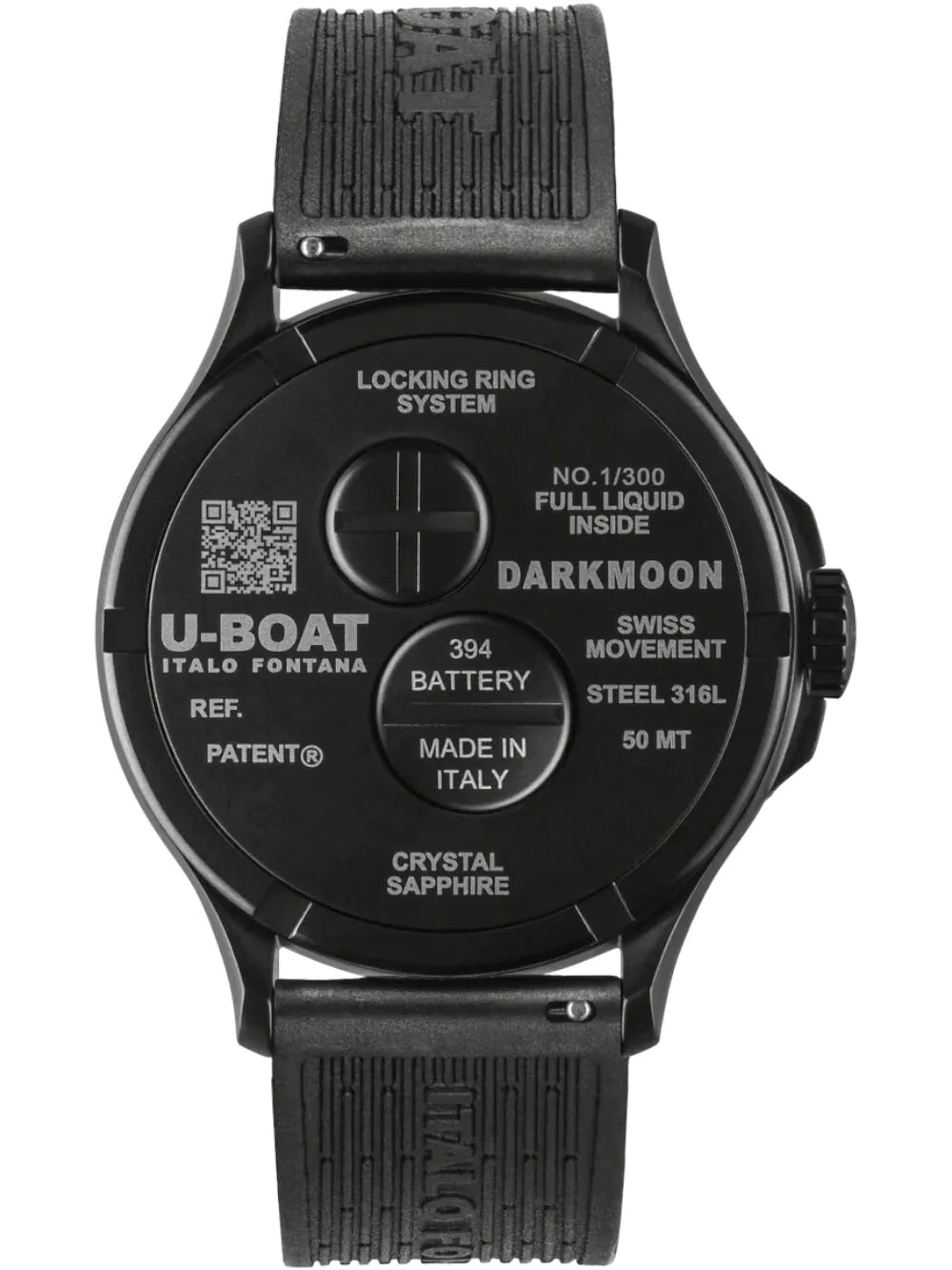 U-Boat 2028 Mens Watch Darkmoon Anniversary 46mm 5ATM