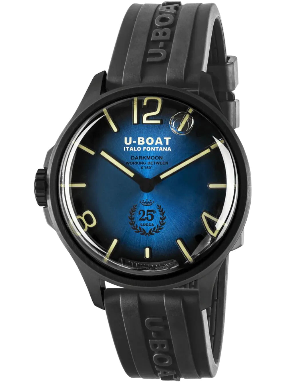 U-Boat 2028 Mens Watch Darkmoon Anniversary 46mm 5ATM