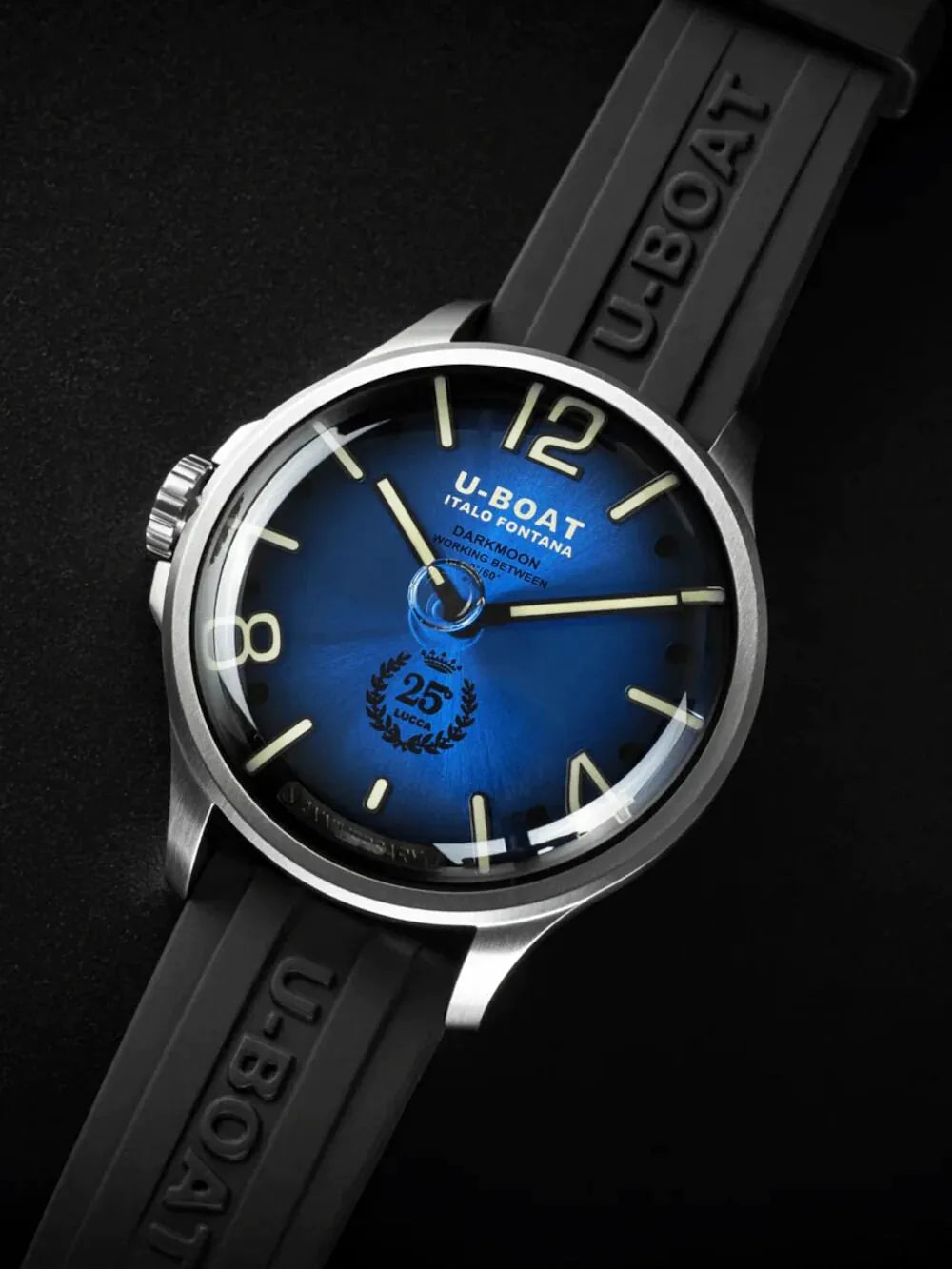 U-Boat 2029 Mens Watch Darkmoon Anniversary 46mm 5ATM