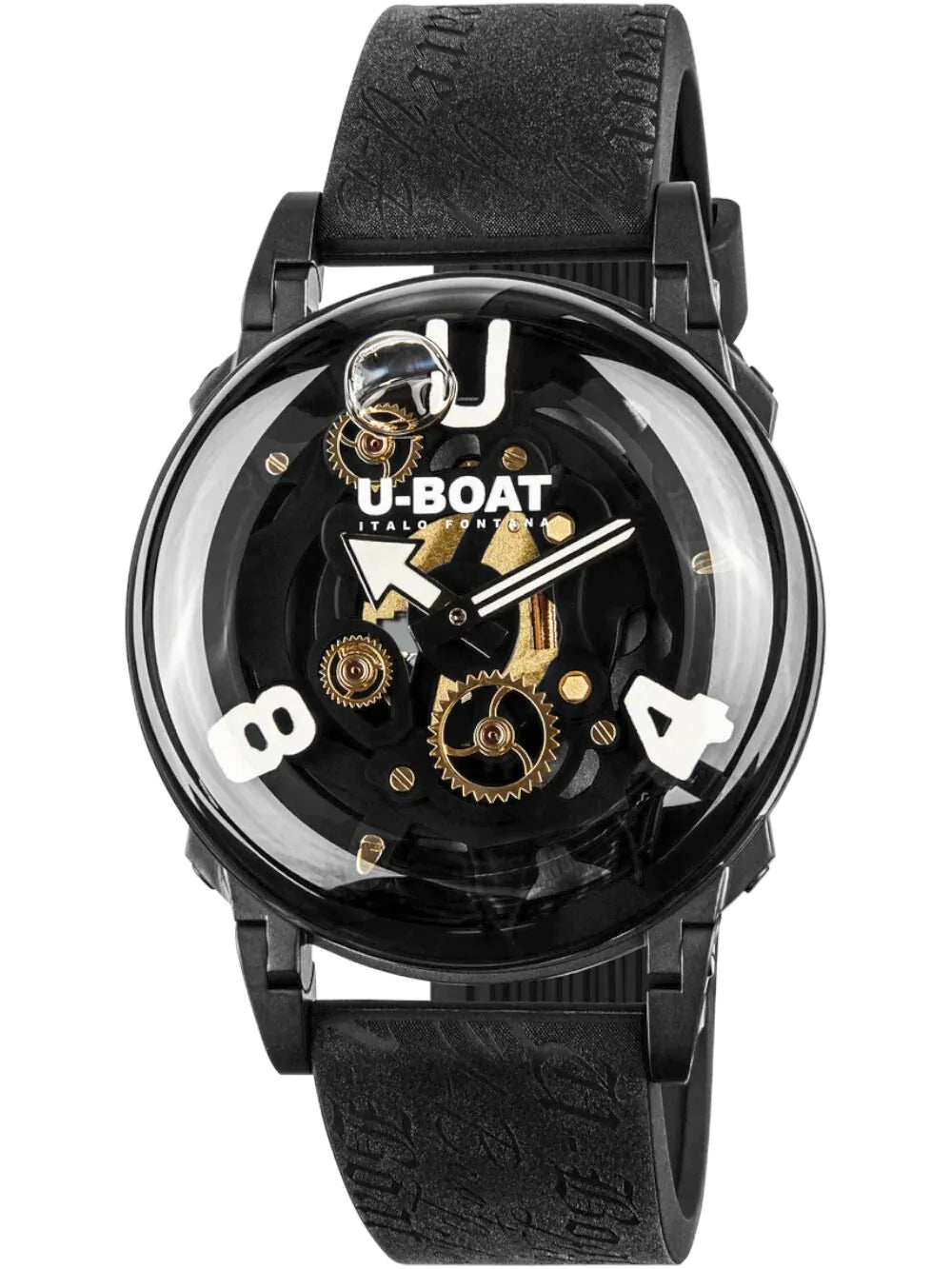 U-Boat 3355 Mens Watch U-65 PVD White Capsoil 44mm 5ATM