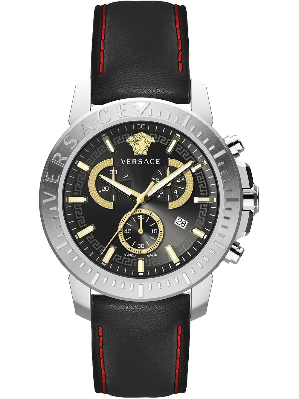 Versace VE2E00121 New Chronograph Mens Watch 45mm 5ATM