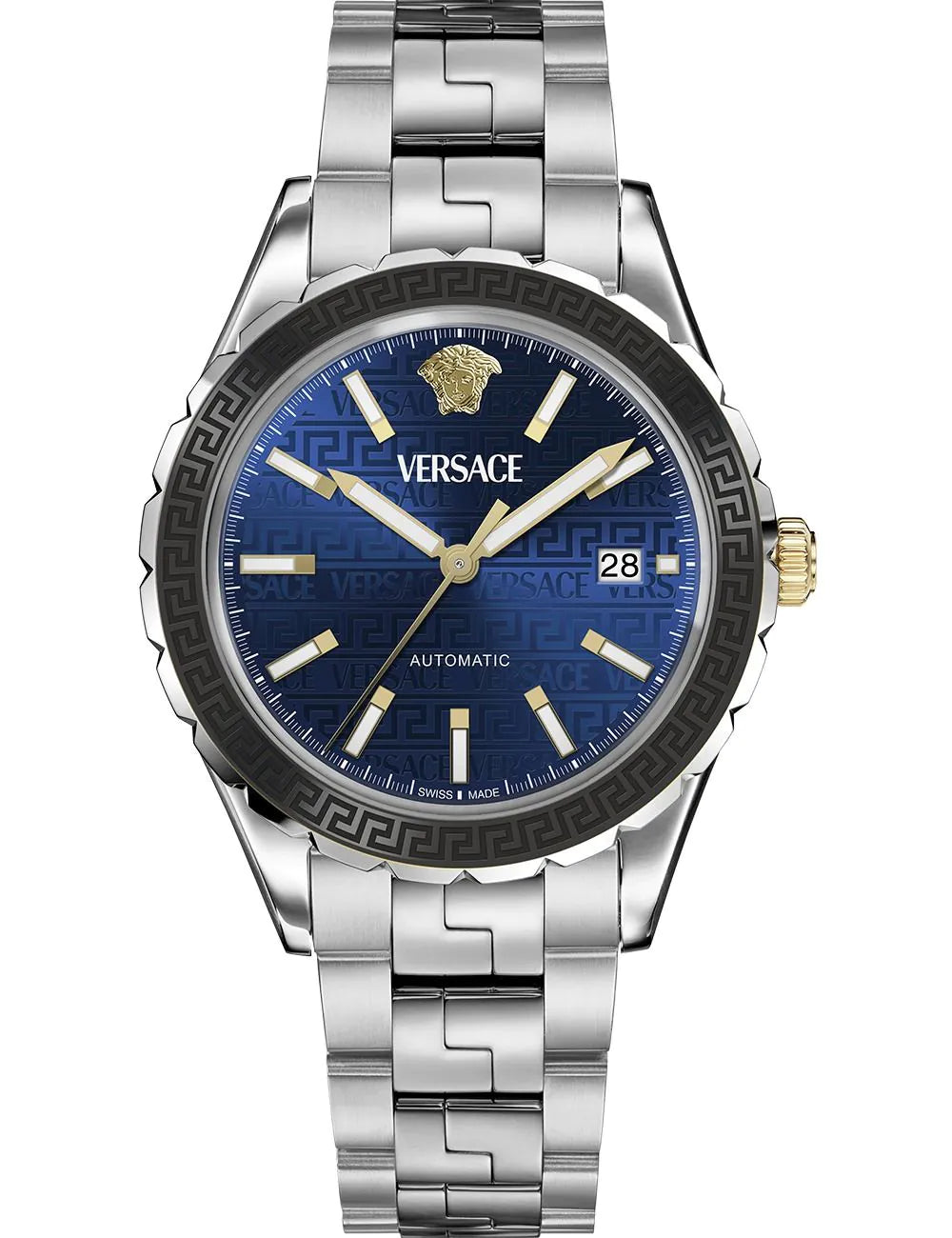 Versace VEQCA0424 Mens Watch Hellenyium Automatic Chrono 42mm 5ATM