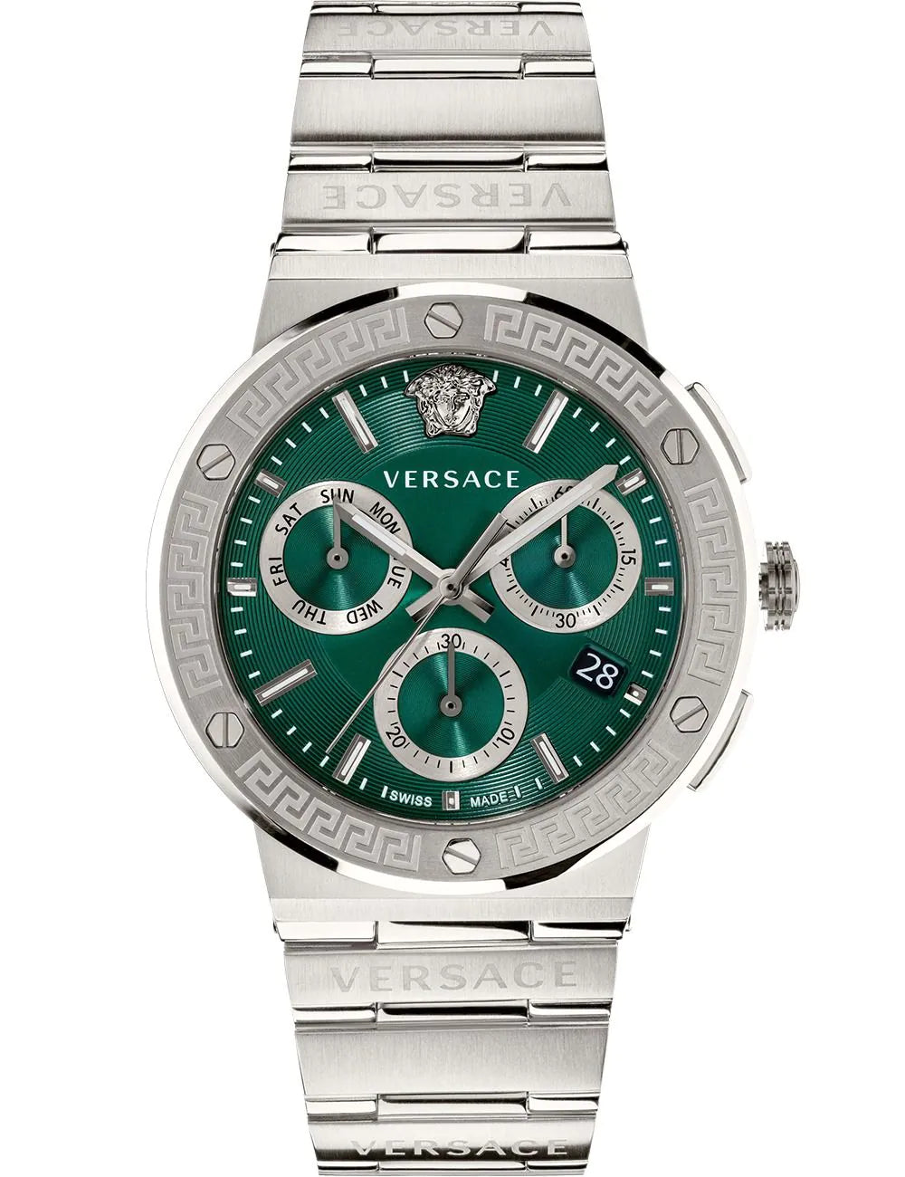 Versace VEZ900121 Mens Watch Greca Collection Chrono 43mm 5ATM