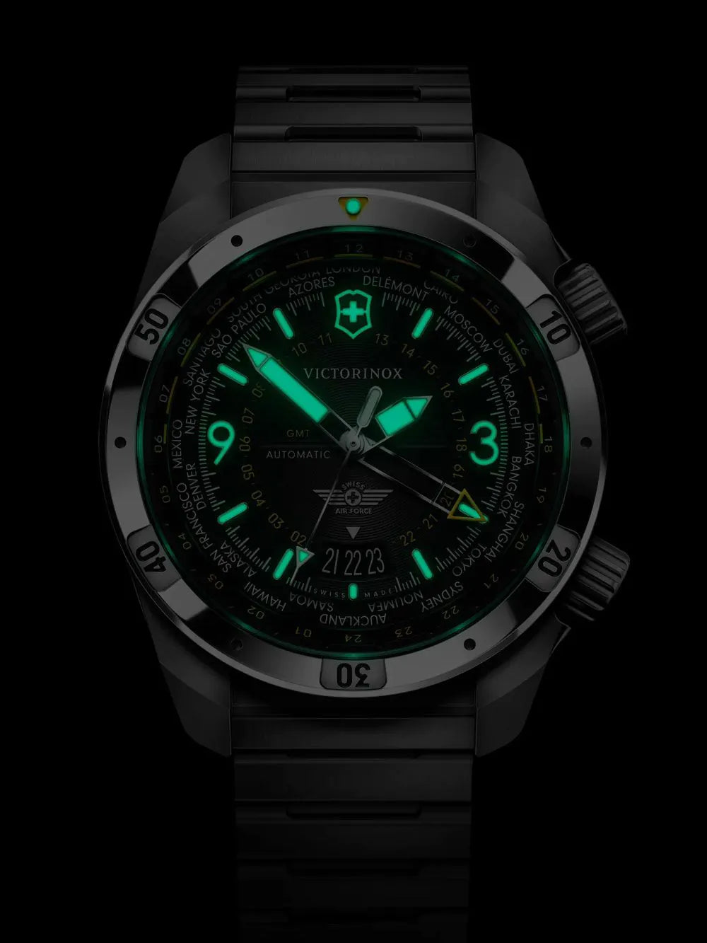 Victorinox 242004 Mens Watch Air Pro Automatic 43mm 20ATM