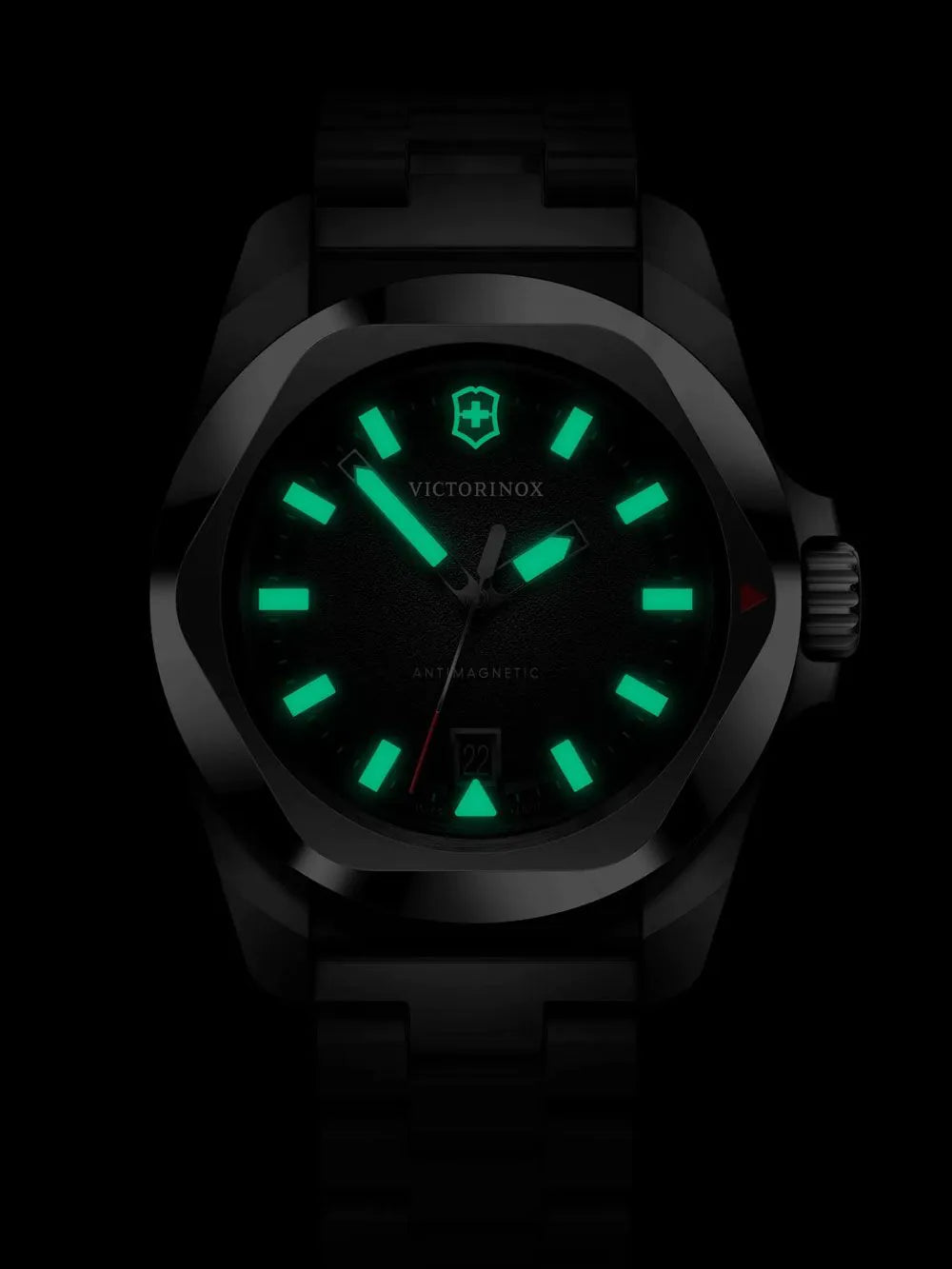 Victorinox 242030 Mens Watch I.N.O.X. Quartz 41mm 20ATM