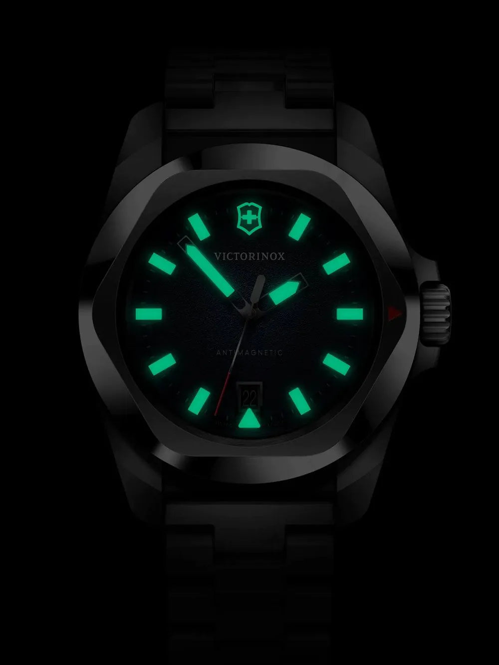 Victorinox 242031 Mens Watch I.N.O.X. Quartz 41mm 20ATM