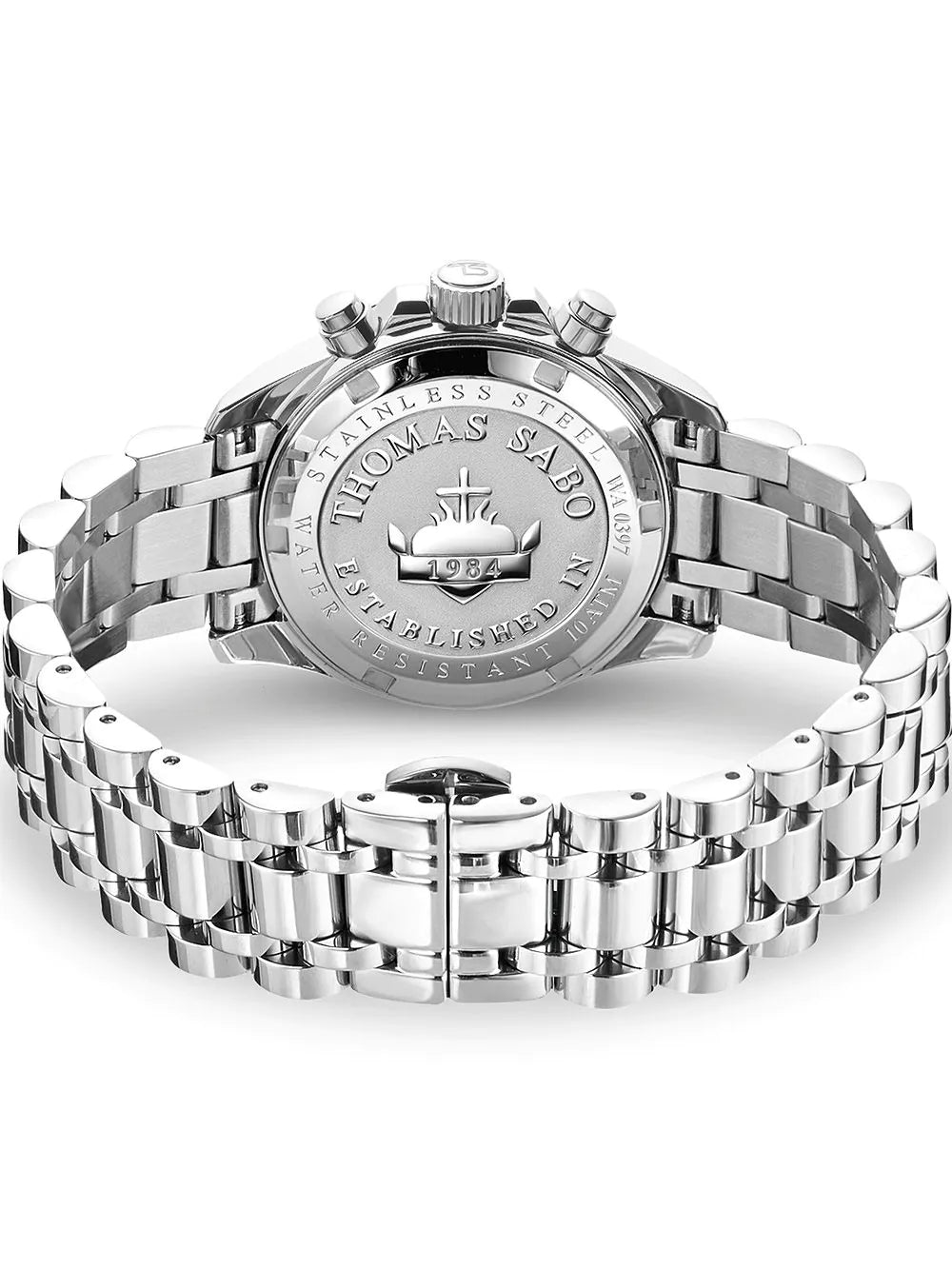 Thomas Sabo WA0397-201-201 Divine Chronograph Unisex Watch 38mm 10ATM