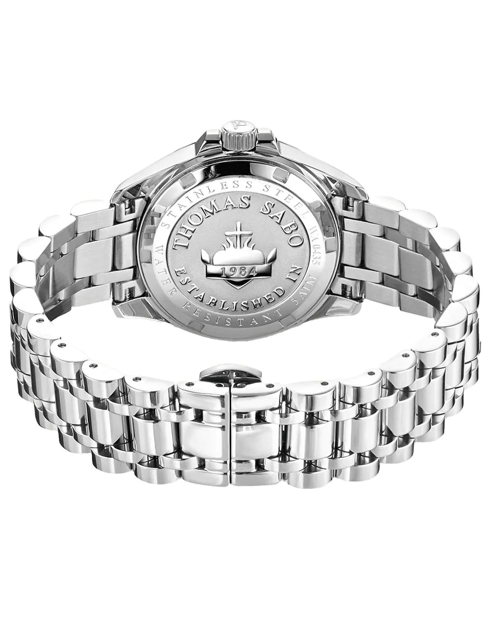 Thomas Sabo WA0435 Ladies Watch Divine Jewellery Stone Silver-Colored 33mm 5ATM