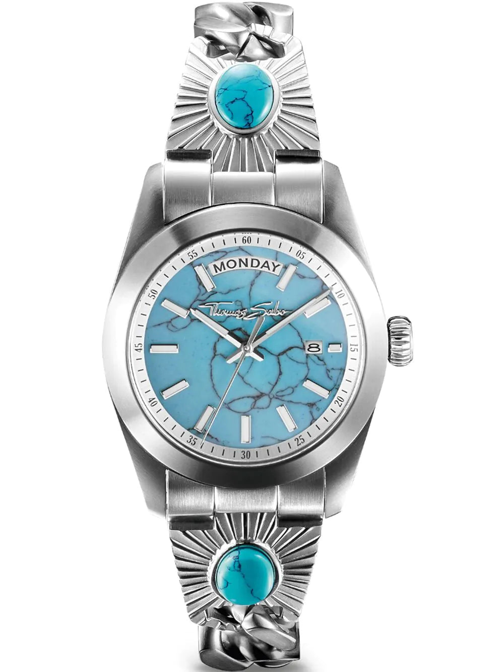Thomas Sabo WA0450-201-215 Ladies Watch Elyndra 36mm 5ATM